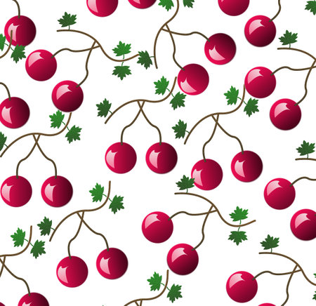 Cherries - seamless pattern