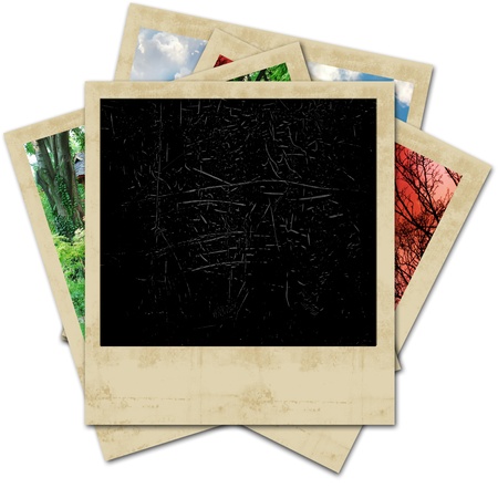 old scratched holiday の写真素材