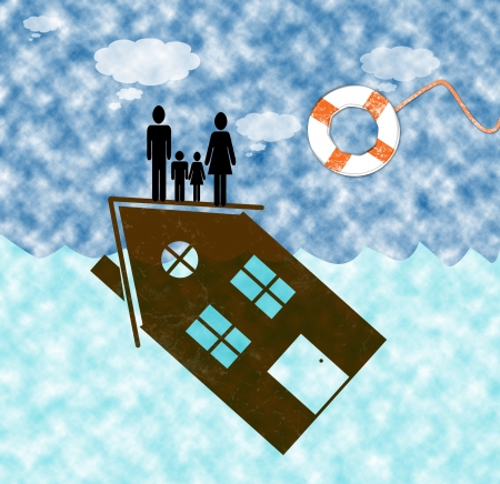 mortgage on the house helpの写真素材