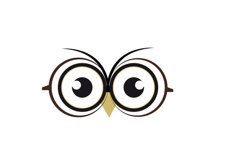 Owl eyesの写真素材