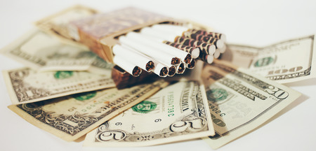 Expensive Habits Conceptの写真素材