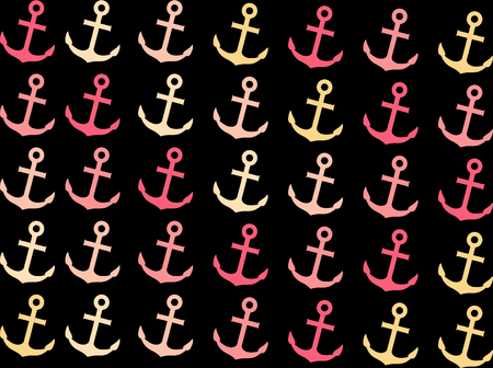 pattern with anchorsの写真素材