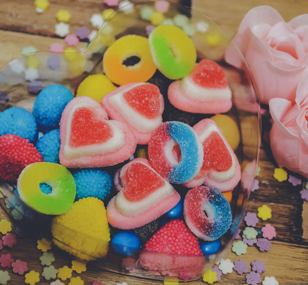 jelly candyの写真素材