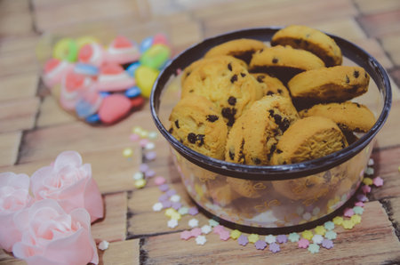 cookies with chocolate