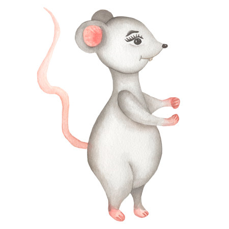 Little Grey Mouse .の写真素材