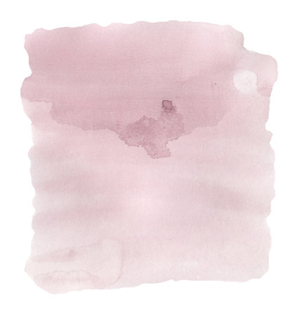 Watercolor hand drawn pink spot, Abstract watercolor background illustration. Grunge texture for cards and flyers design.の写真素材
