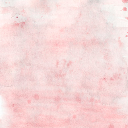 Watercolor pink color Background Clipart, Brush strokes illustration, Pastel pink, Design element, Paintの写真素材