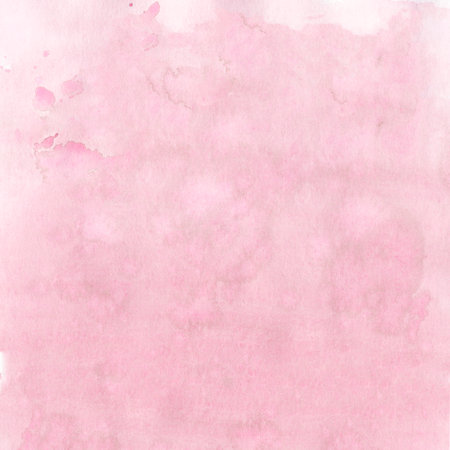 Watercolor pink color Background Clipart, Brush strokes illustration, Pastel pink, Design element, Paintの写真素材