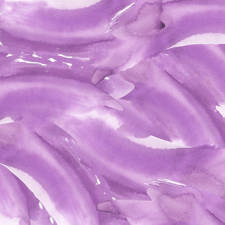 Watercolor delicate violet color Backgrounds illustration, Brush strokes paper, Design elements, Paint splatters, scrapbook paperの写真素材
