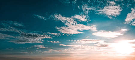 Sky and cloudsの写真素材