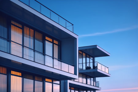Modern office building business sustainable architecture urban project window design glass city corporate exterior structure facade center commercial futuristic downtown outdoors corporation companyの素材