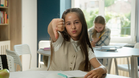 Caucasian girl teen schoolgirl pupil learner student daughter child kid primary school education...