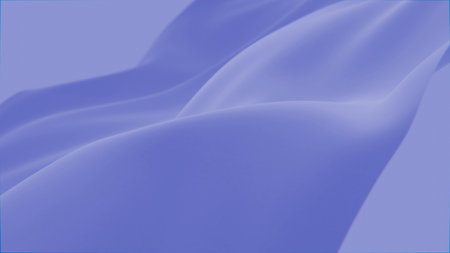 Purple silk background luxury abstract tenderness wave cloth satin pastel color fabric background, wave splash, wavy texture. Fluttering material. 3D ads animation motion design wallpaper for adsの写真素材