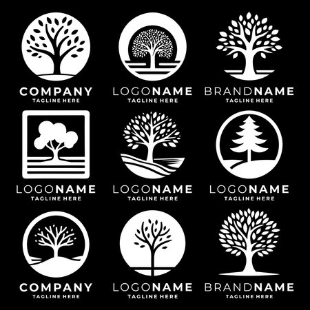 Set of arrow vector on dark backgroundのイラスト素材