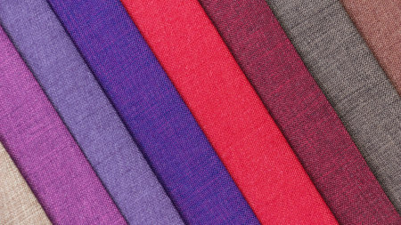 Colorful background, A stack of colorful fabric.