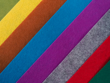 Colorful background, A stack of colorful fabric. Full frame shot of muti colored fabric backgroundの写真素材