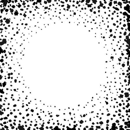 abstract round dots background white. Vector illustrationのイラスト素材