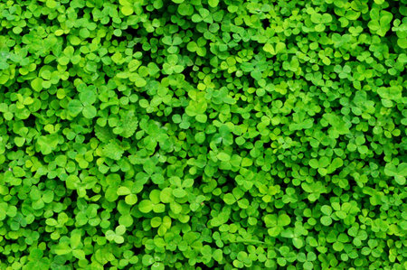 background of many plants green Clover