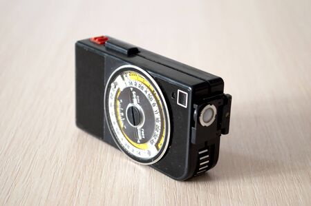 photo exposure meter on a light backgroundの写真素材