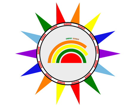 logo with the company name on a white backgroundのイラスト素材