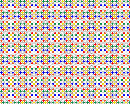 Vector pattern of different patterns and colors