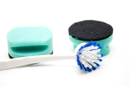 Household sponge and Rinsing brush
