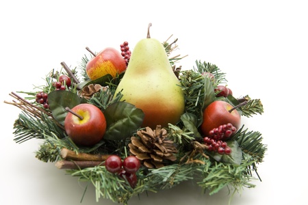 Advent wreath with pearの写真素材