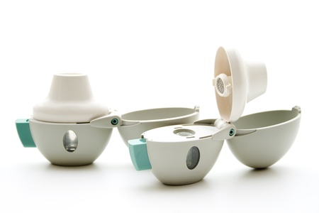 Inhaleの写真素材