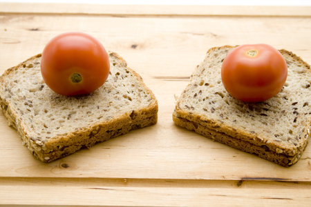   Tomatoes with bread