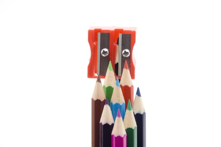 Nice federal pencils with pencil sharpenerの写真素材