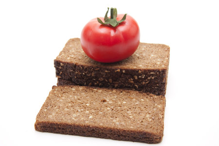  Chopped punch bread with tomato