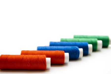   Sewing cotton roles の写真素材