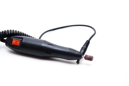 Nail grinder with cableの写真素材