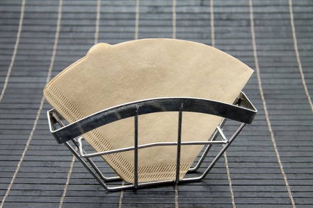 Filter paper and filter holderの写真素材