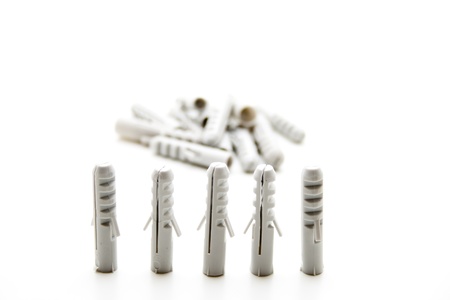 Plastic rawl plugの写真素材