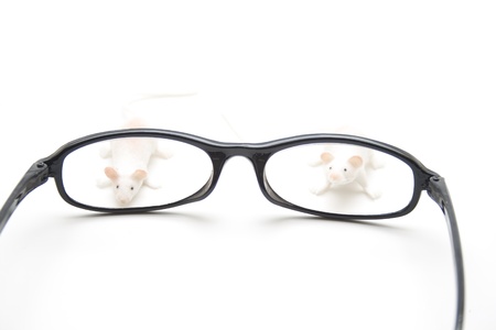 Reading glassesの写真素材