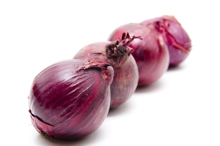 Red onionの写真素材