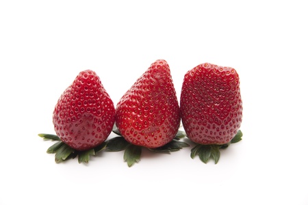  Red strawberries の写真素材