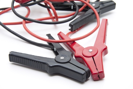 Jump start cableの写真素材