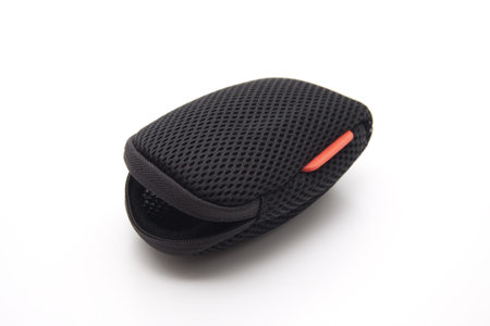 Mobile phone pocketの写真素材