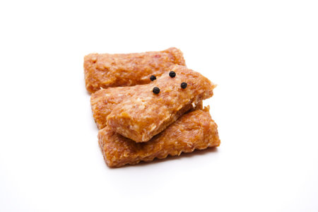 Minced meat flesh with peppercorn