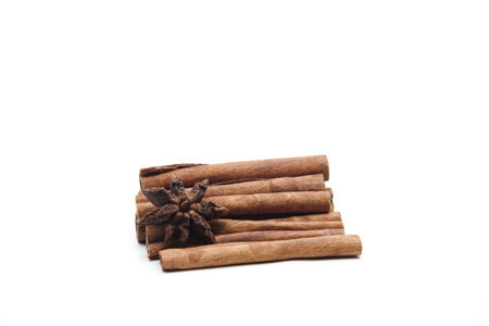 Cinnamon sticks with cinnamon star