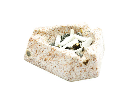 Full ashtrayの写真素材