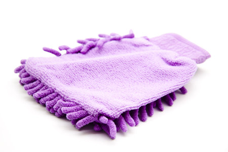 Microfiber glove to the dust removeの写真素材