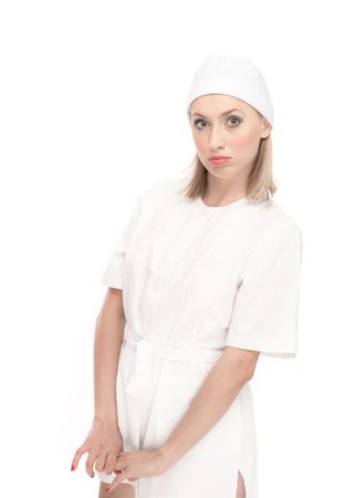 portrait of the nurse or doctorの写真素材