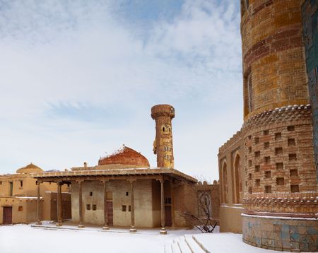 Scenery to film in Kazakhstanの写真素材