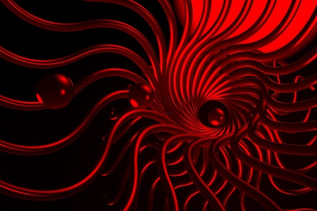 Abstract design with a background. Red digitally generated imageの写真素材