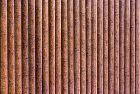 Sample wall of house with log house