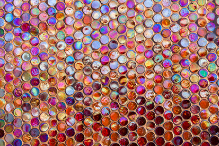 Modern glass mosaic tiles background
