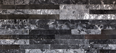 Marble texture decorative brick, wall tiles made of natural stone. Building materials.の写真素材